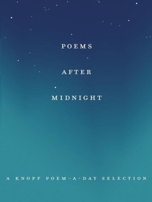 cover image of Poems After Midnight